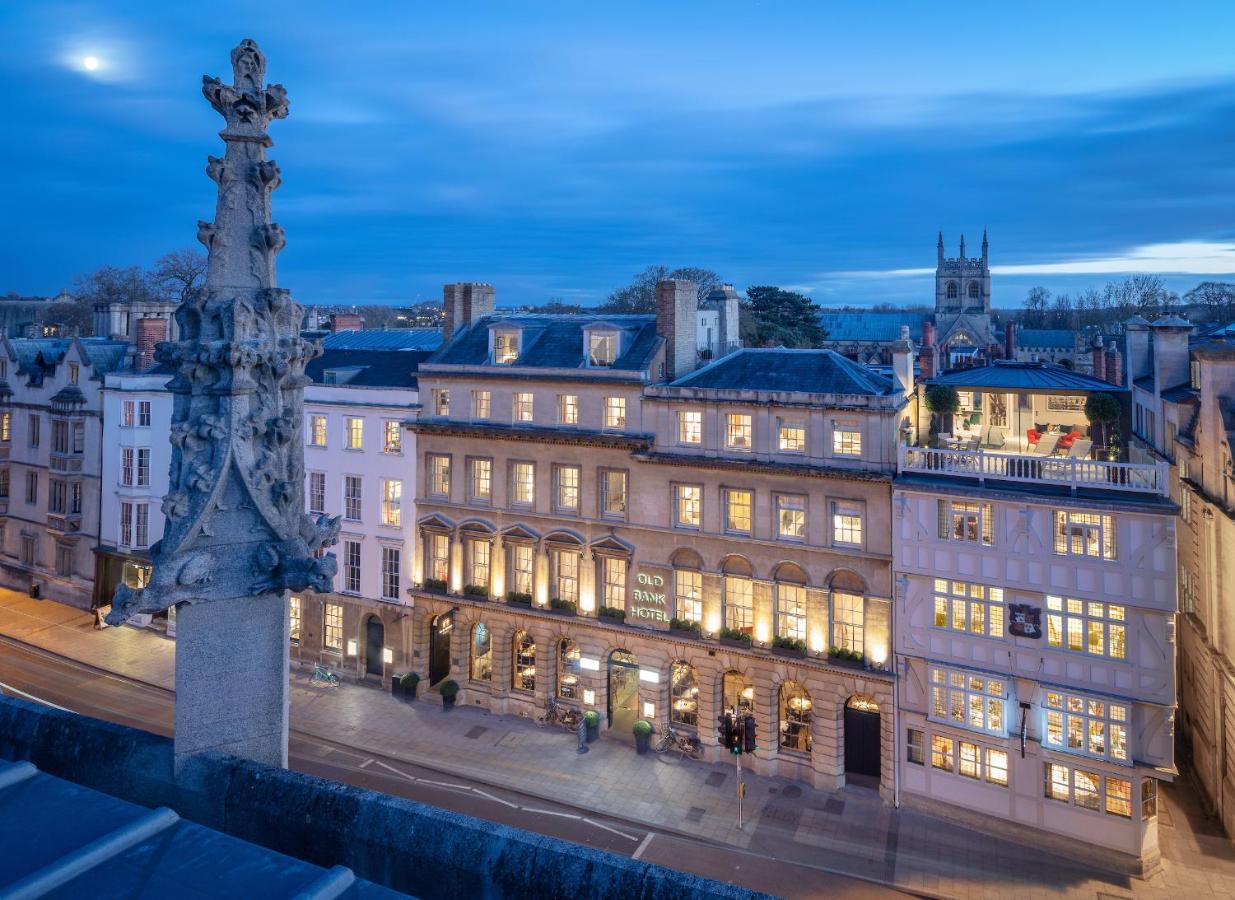 Old Bank Hotel Oxford Extérieur photo The hotel at night